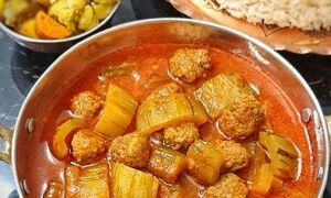 خورش خیار چنبر با گوشت قلقلی؛ طعم متفاوتی که عاشقش می‌شوید