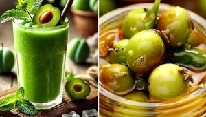 اسموتی گوجه سبز؛ نوشیدنی ترش و خنک برای روزهای گرم تابستان