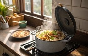 ماش پلو با مرغ ؛ غذایی خوشمزه و مقوی | نسبت ماش و برنج چقدر است؟