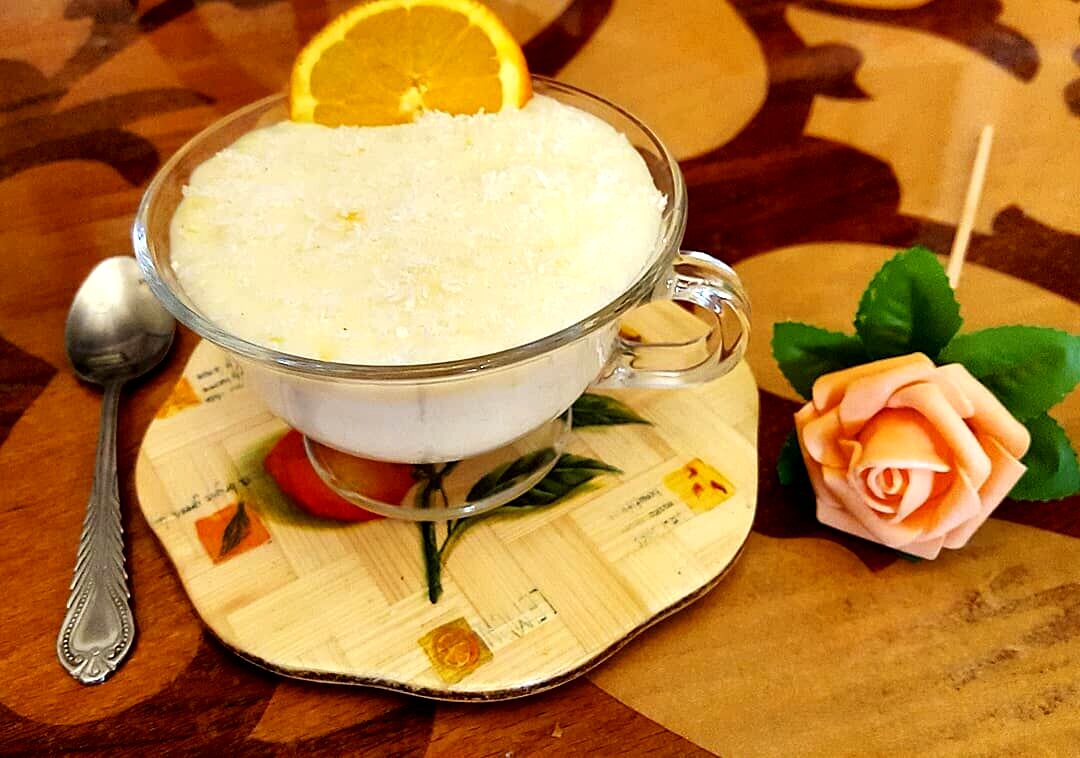 فرنی پرتقالی؛ ساده، خوشمزه و آرام‌بخش