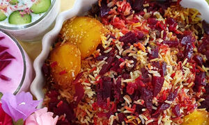 طرز تهیه لبو پلو خوشمزه و مجلسی با گوشت چرخ‌کرده یا مرغ
