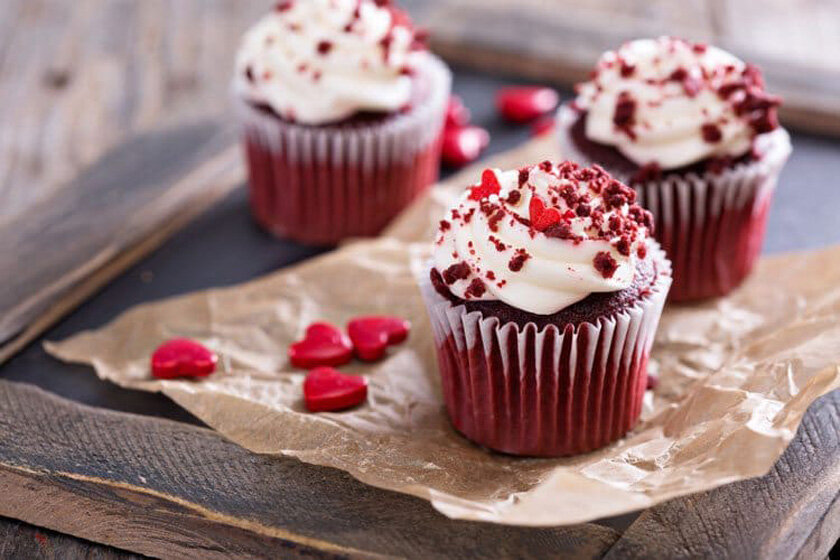 طرز تهیه کاپ‌کیک ردولوت