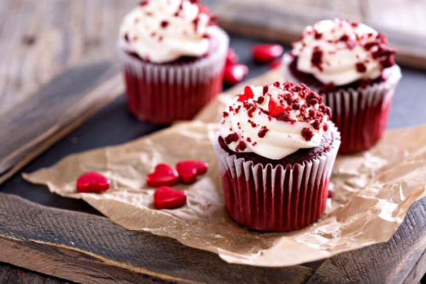 طرز تهیه کاپ‌کیک ردولوت