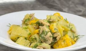 طرز تهیه سالاد سیب‌زمینی و ذرت