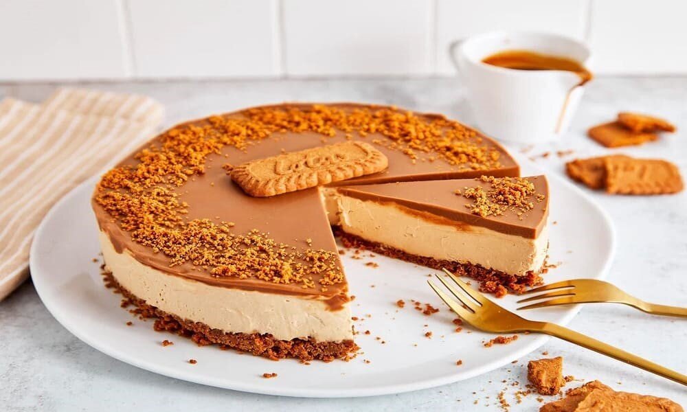طرز تهیه چیز کیک لوتوس