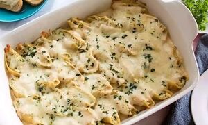 طرز تهیه جامبو شلز خامه ای ؛ یک پیش غذای مناسب برای دورهمی ها