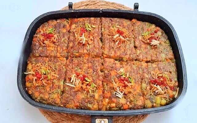 کوکوی هفت پیکر تبریزی؛ پیشغذایی برای دورهمیها