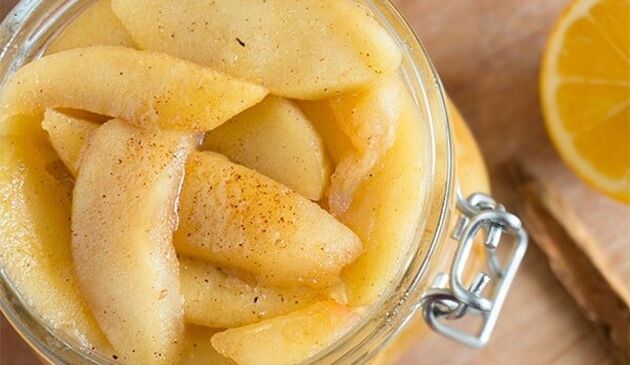 طرز تهیه کمپوت سیب خانگی بدون مزه آهنی قوطی‌های شرکتی