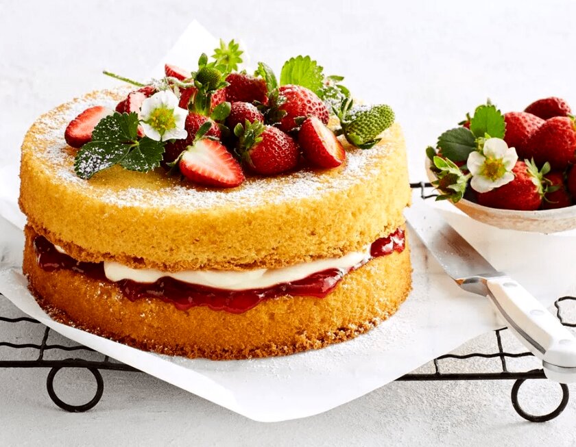 طرز تهیه کیک اسفنجی بدون لبنیات