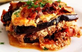 طرز تهیه لازانیا بادمجان با گوشت و سس مخصوص