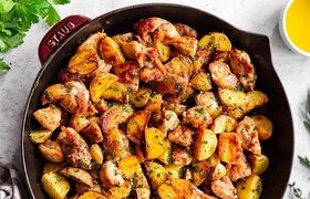(ویدیو) یک ترکیب شگفت انگیز با مرغ و سیب‌زمینی