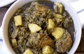 فوت و فن پخت خورشت آلو گشنیز