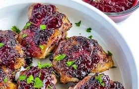 طرز تهیه مرغ لبویی؛ مرغ خوشرنگ و خوشمزه