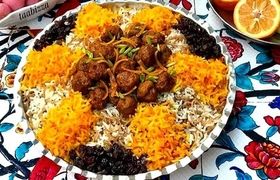 طرز تهیه رشته پلو برای شام شب عید