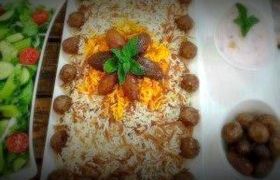 رشته پلو و طرز تهیه پخت آن برای شام شب های عید