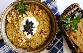 طرز تهیه حلیم بادمجان با لوبیا سفید؛ متفاوت اما دلچسب