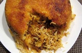 دستور پخت کلم پلو با مرغ شیرازی اصیل و مجلسی