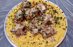 طرز تهیه چلو گوشت عربی منسف اردنی