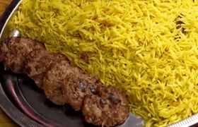 (ویدئو) دستور پخت کوفته کباب ترکی با برنج