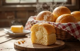 طرز تهیه نان دینر رول با دستور پخت آسان
