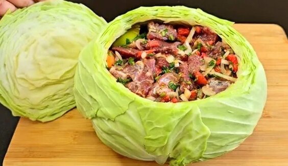 (ویدیو) طرز تهیه «دلمه کلم» به روش رستوران های روسی