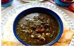 دستور پخت خورش خرفه با گوشت با چشم بلبلی