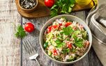 طرز تهیه سالاد تبوله با کینوا کاملا رژیمی و خوشمزه