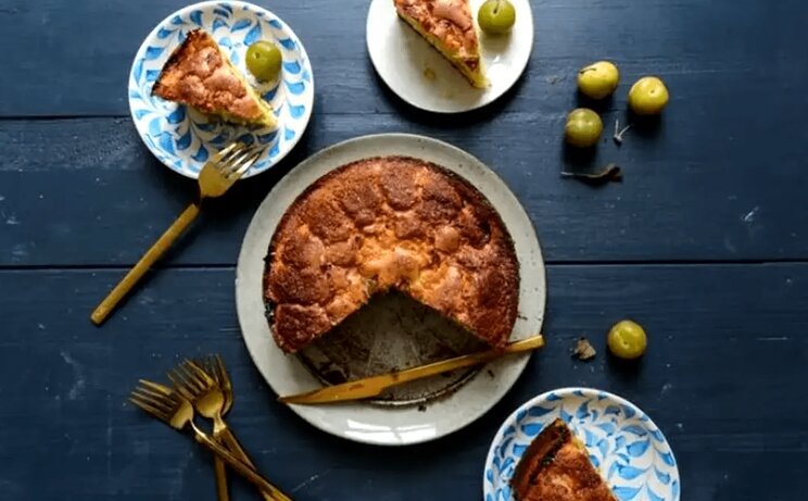 طرز تهیه کیک گوجه‌ سبز