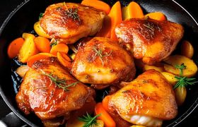(ویدیو) طرز تهیه یک غذای اسپانیایی با 6 عدد «ران مرغ»