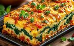 (ویدئو) طرز تهیه کوکو با اسفناج و سیب زمینی