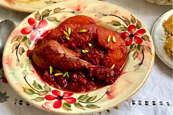 طرز تهیه سس آلبالو برای مرغ + طرز تهیه مرغ آلبالویی