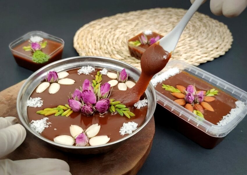(ویدیو) طرز تهیه حلوا عربی کشدار، فوق العاده خوشمزه و متفاوت