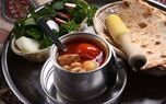 اندازه حبوبات آبگوشت رستورانی