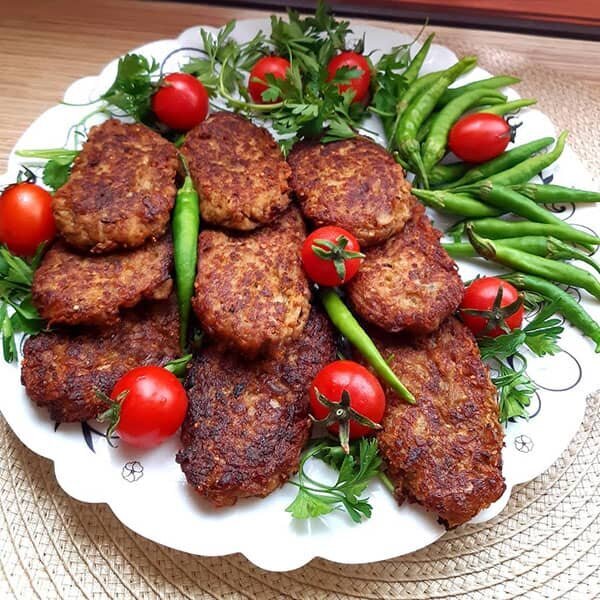 دستور پخت کتلت بادمجان بدون سیب زمینی