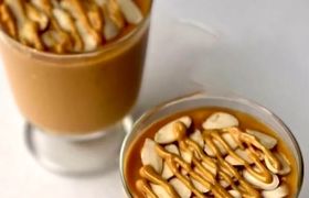 طرز تهیه دسر تافی کاراملی با خامه و نشاسته ذرت