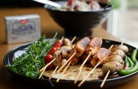 دستور پخت جوجه کباب چوبی گرجی