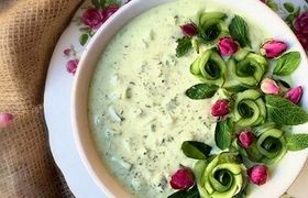 (ویدیو) طرز تهیه ماست و خیار به سبک جدید