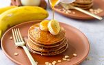 طرز تهیه پنکیک موز و جو دوسر، صبحانه ای سالم و خوشمزه