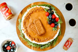  دسر بیسکوییت و انار با کرم لوتوس؛ ویژه شب چله