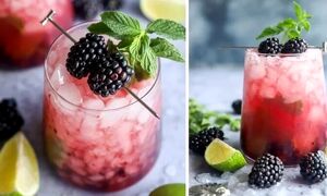 یک نوشیدنی بهاره بی‌نظیر؛ موهیتو توت سیاه با طعمی فراموش‌نشدنی