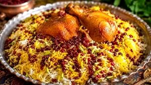 راز زرشک‌پلو با مرغ دمی که سرآشپزهای هیئت در محرم می پزند + دستور پخت دقیق برای ۵۰ نفر