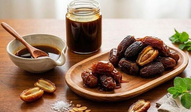 طرز تهیه شیره خرمای خانگی با خرمای خشک و تازه + ترفندها 