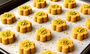 شیرینی نخودچی خانگی بدون ترک و ریزش با بافتی نرم و خوشمزه