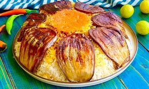 بادمجان پلو قزوینی ؛ پیشنهاد ویژه برای عاشقان طعم لذیذ بادمجان با برنج
