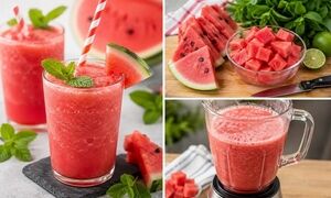 اگر هندوانه دارید این اسموتی خنک و سبک تابستانی را حتما درست کنید