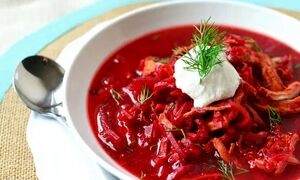سوپ بُرش یاقوتی؛ مقوی، سالم و خوشرنگ