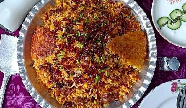 لپه‌پلو کرمانی؛ غذای محبوب و خوشمزه کرمانی ها با گوشت قلقلی