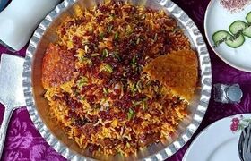 لپه‌پلو کرمانی؛ غذای محبوب و خوشمزه کرمانی ها با گوشت قلقلی