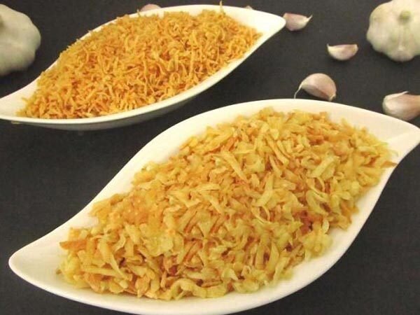 سیر داغ خشک و ترد مجلسی بدون روغن + طرز تهیه