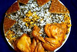 طرز تهیه تاک پلو شاهرودی با مرغ